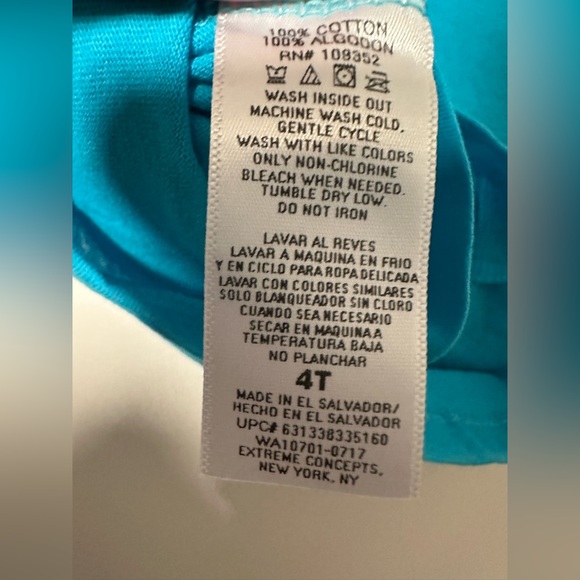 NWT Disney Moana Toddler Girls 4T Blue T-Shirt - Picture 5 of 6